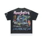 Black Rough Play Graphic Shirt