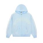 Blue Rough play Zip Up Hoodie
