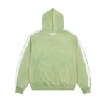 Green Roughplay Zip Up Hoodie