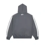 Grey Roughplay Zip Up Hoodie