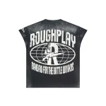 Rough Play Black Cut-Off Shirt