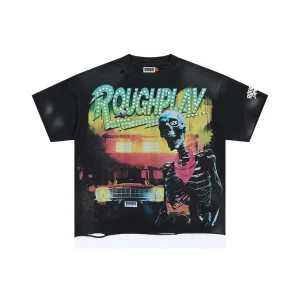 Rough Play Black Streetwear Shirt