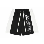 Rough Play Black With White Short