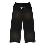 Rough Play Black With White Sweatpants