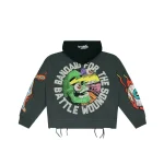 Rough Play Black Zip-Up Hoodie