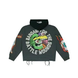 Rough Play Black Zip-Up Hoodie