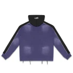 Rough Play Blue With Black Zip-Up Hoodie