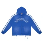 Rough Play Blue With White Hoodie