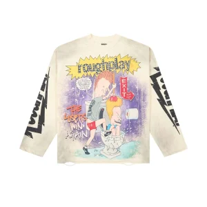 Rough Play Cream Beavis & Butthead Long Sleeve