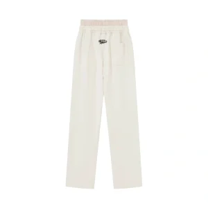 Rough Play Cream Double Sweatpants