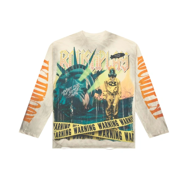Rough Play Cream Warning Long Sleeve Rough Play Cream Warning Long Sleeve