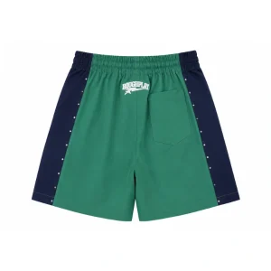 Rough Play Green With Navy/Blue Short