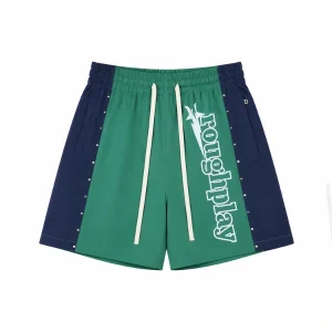 Rough Play Green With Navy/Blue Short