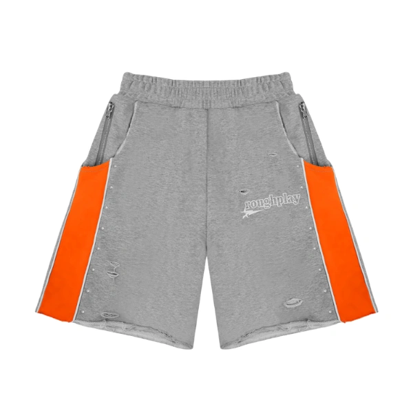 Rough Play Grey With Orange Short Rough Play Grey With Orange Short