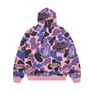 Rough Play Pink And Purple Camo hoodie