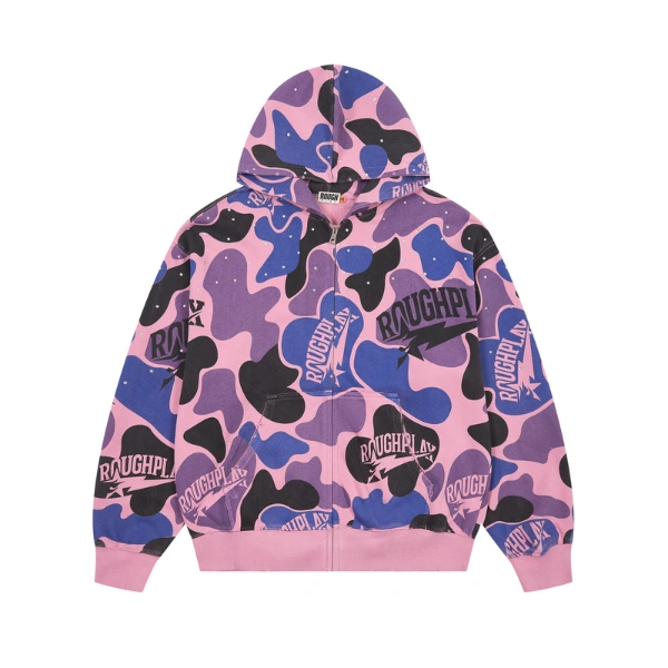 Rough Play Pink And Purple Camo hoodie Rough Play Pink And Purple Camo hoodie