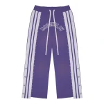 Rough Play Purple With White Sweatpants