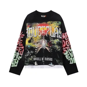 Rough Play Skull N' Roses Long Sleeve
